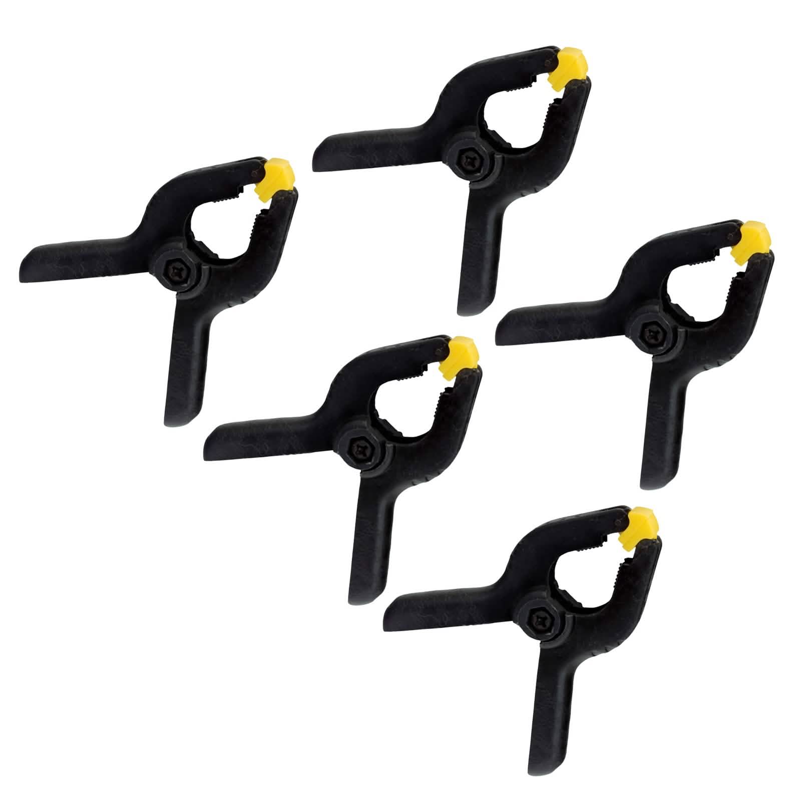 5 Pack of 2" Spring Clamps 50mm Quick Grip Clips | Ideal for Jewellery and Model Making Crafts DIY