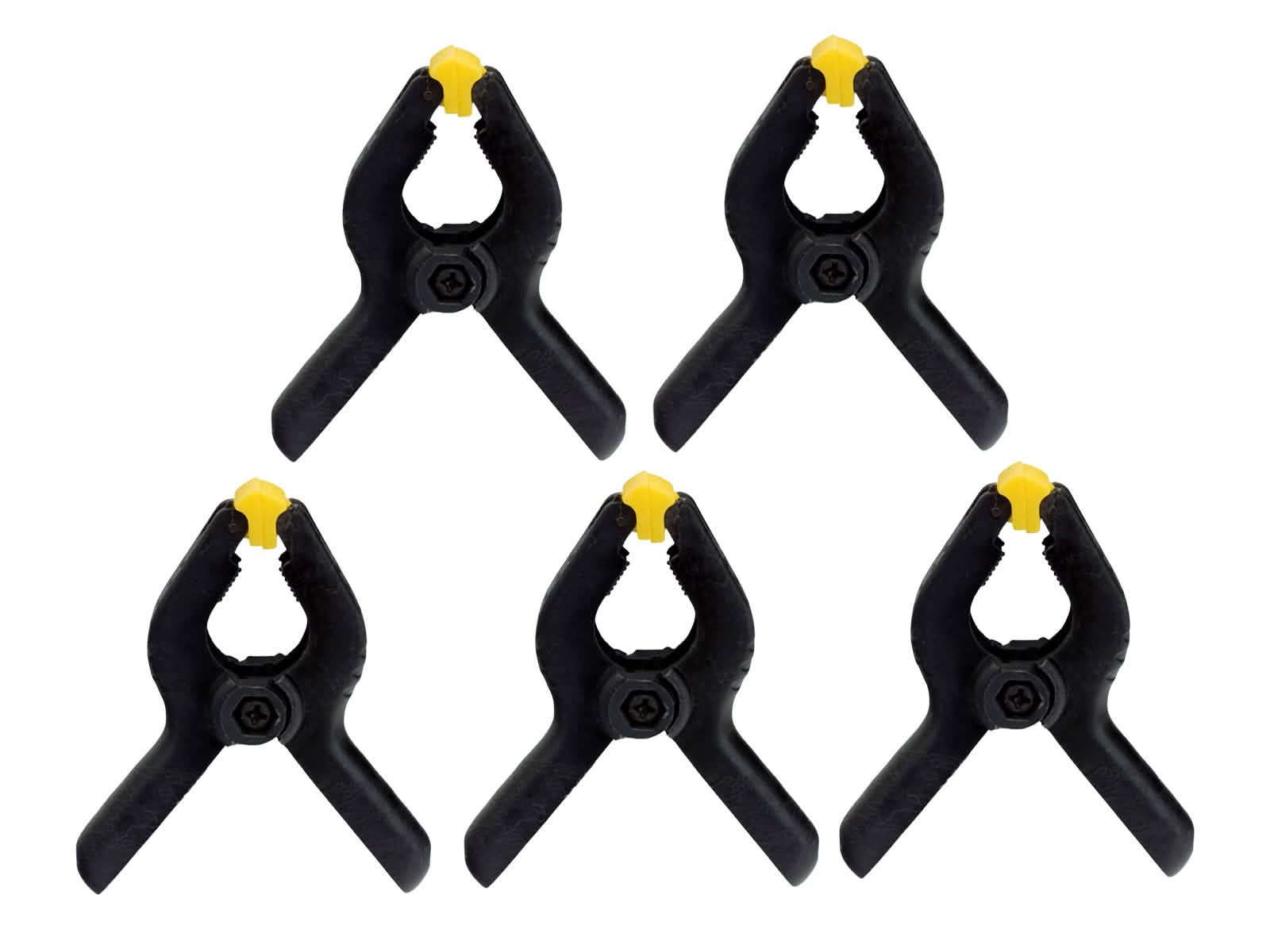 5 Pack of 2" Spring Clamps 50mm Quick Grip Clips | Ideal for Jewellery and Model Making Crafts DIY