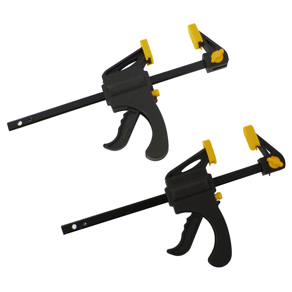 2pc Mini Ratchet Speed Clamps 100mm 4" Trigger Vice Grips Rapid Bar Spreaders