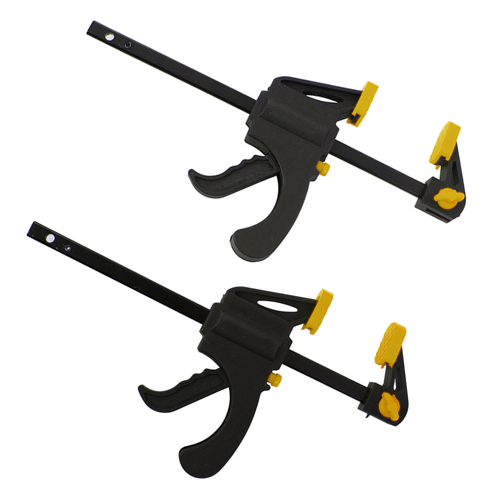 2pc Mini Ratchet Speed Clamps 100mm 4" Trigger Vice Grips Rapid Bar Spreaders