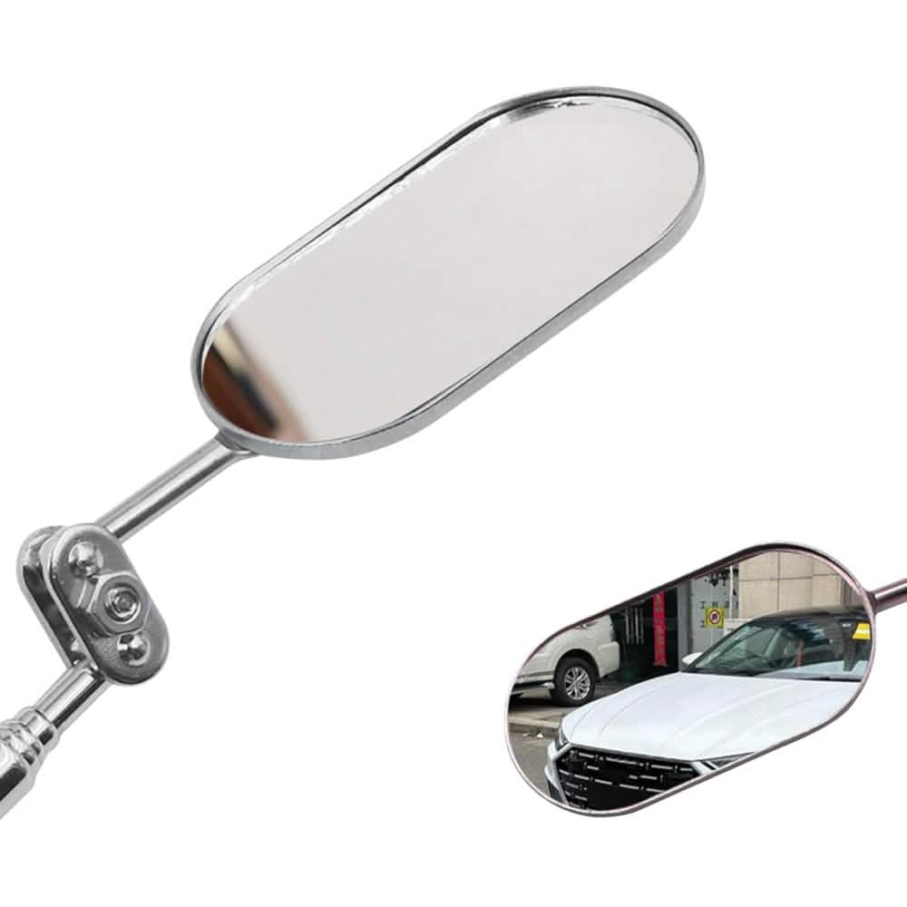 4PC - Telescopic Extending Inspection Mirror Oval Mechanics Tool Kit