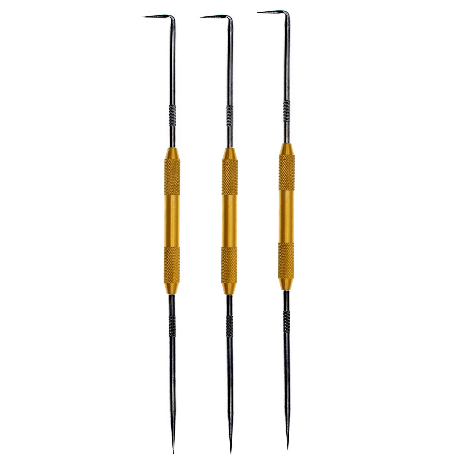 Pack of 3 Engineers Scribes | 225mm Engraver Scriber with 90° Tip | For Marking Metal Plastic