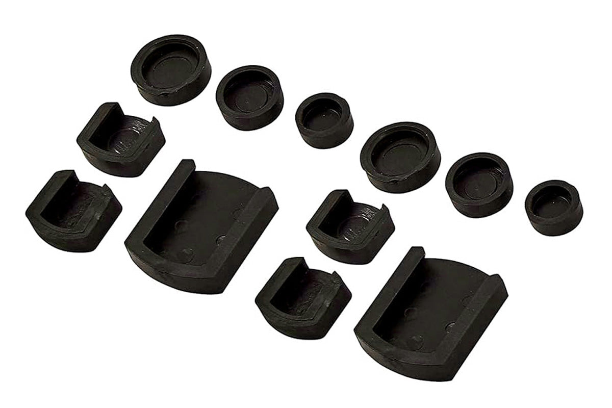 6pc Heavy Duty G Clamp Set 2" 3" 4" inc. Soft Jaw Pads | 50mm, 75mm, 100mm Woodworking G-Clamps