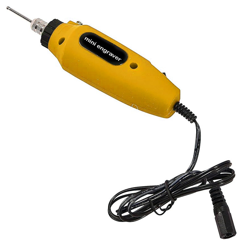 Engraving Kit Mini Engraver Tool & 10 Bits Glass Ceramic Metal Security Etching