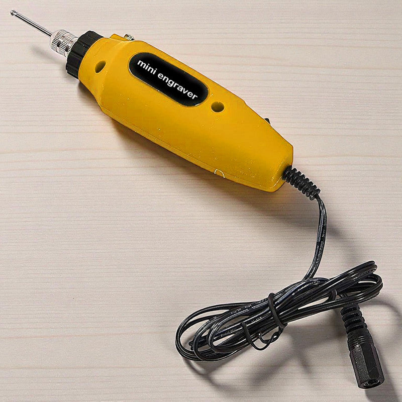 Engraving Kit Mini Engraver Tool & 10 Bits Glass Ceramic Metal Security Etching