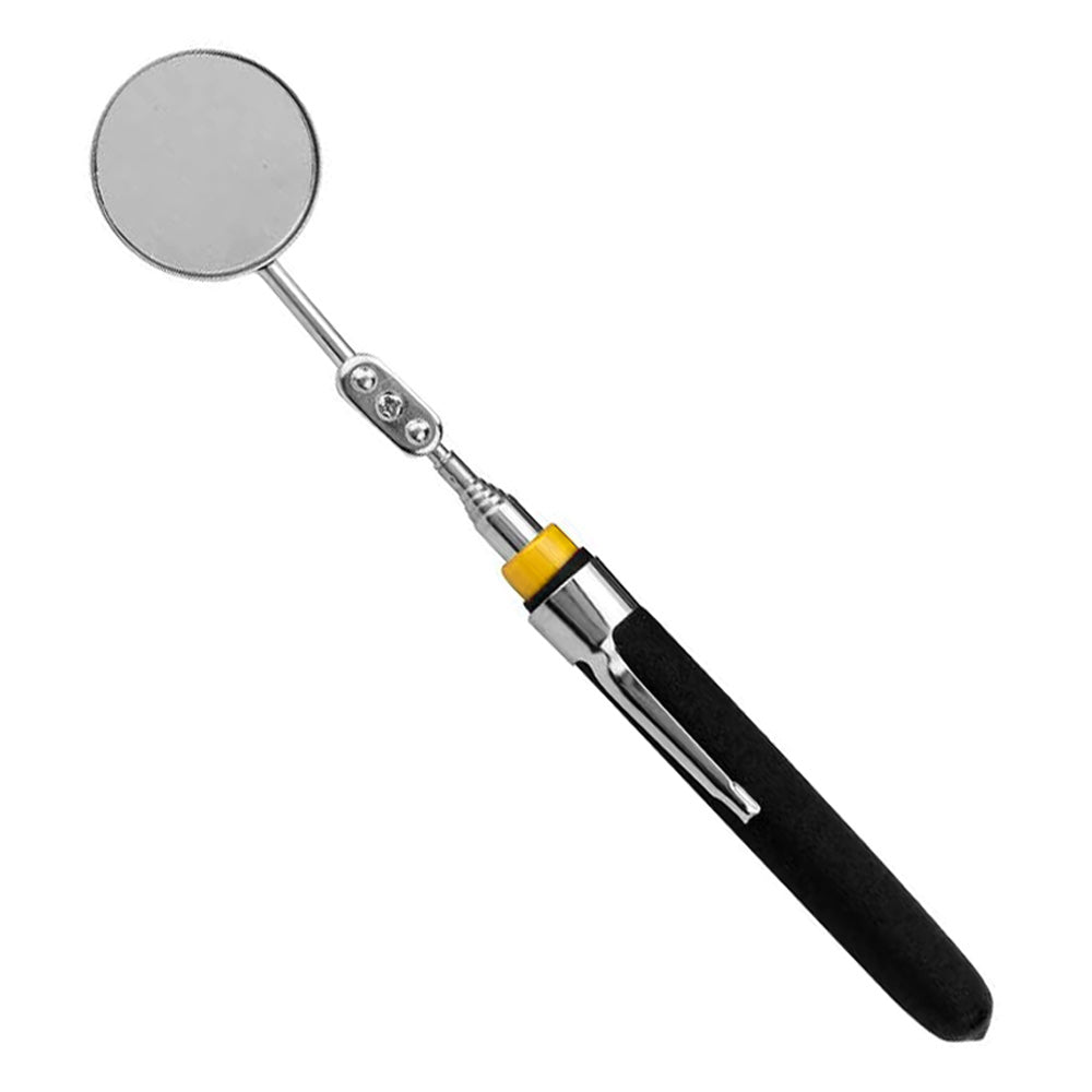 Telescopic Magnetic Pick Up Tool & Long Reach Extendable Inspection Mirror 2pc Set
