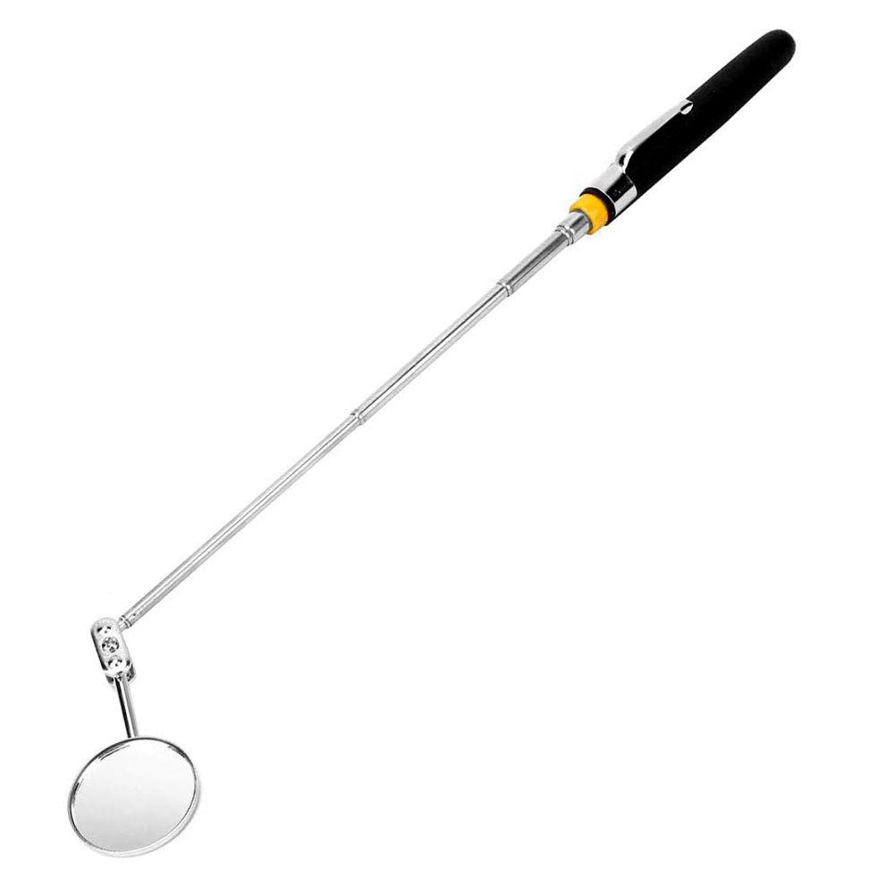 Telescopic Magnetic Pick Up Tool & Long Reach Extendable Inspection Mirror 2pc Set