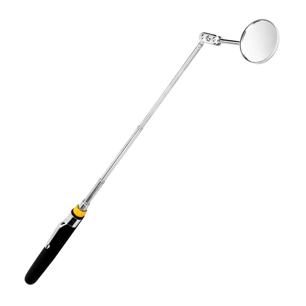 Telescopic Magnetic Pick Up Tool & Long Reach Extendable Inspection Mirror 2pc Set