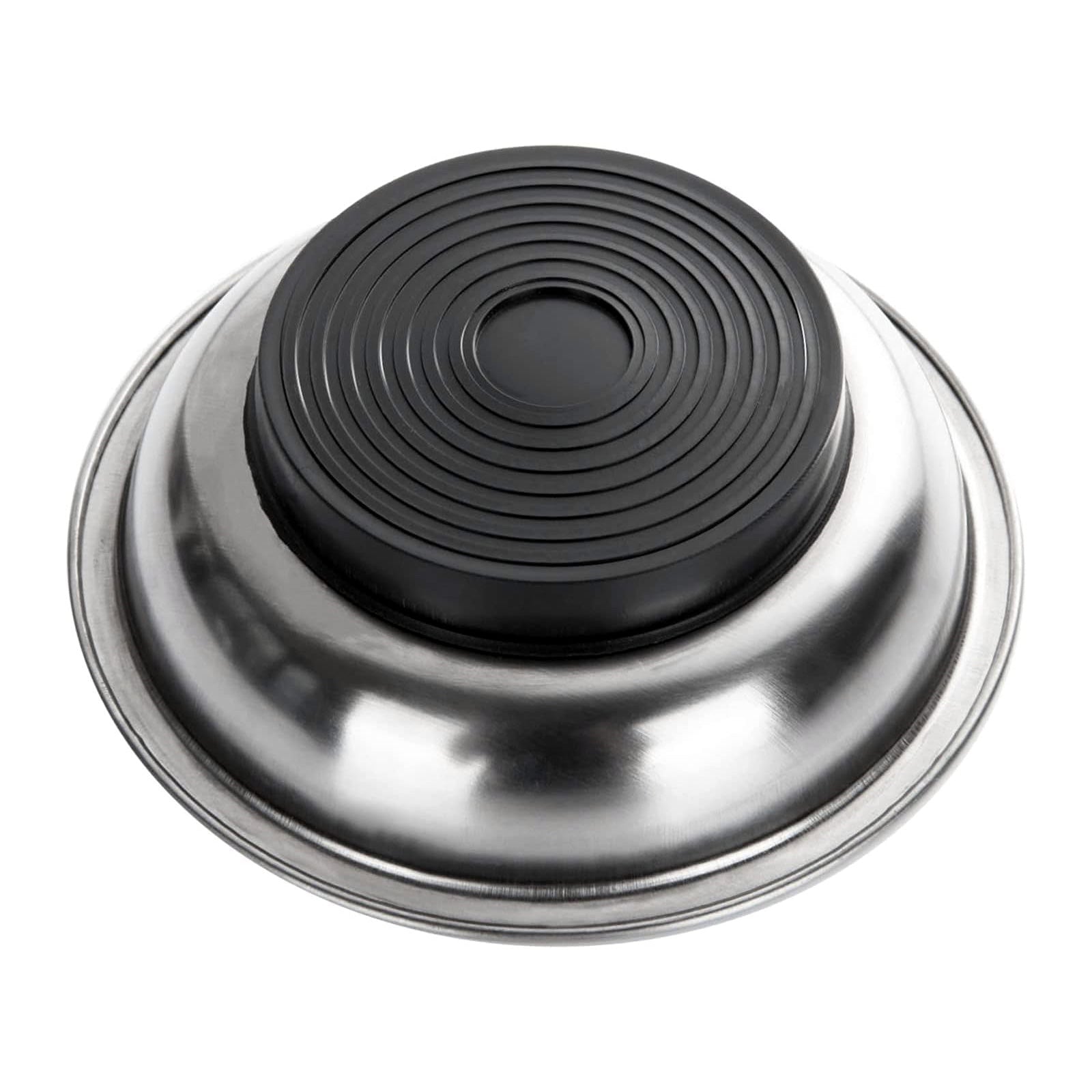 3pc Magnetic Small Parts Trays 115mm 4" Round Stainless Steel Dish for Nuts & Bolts