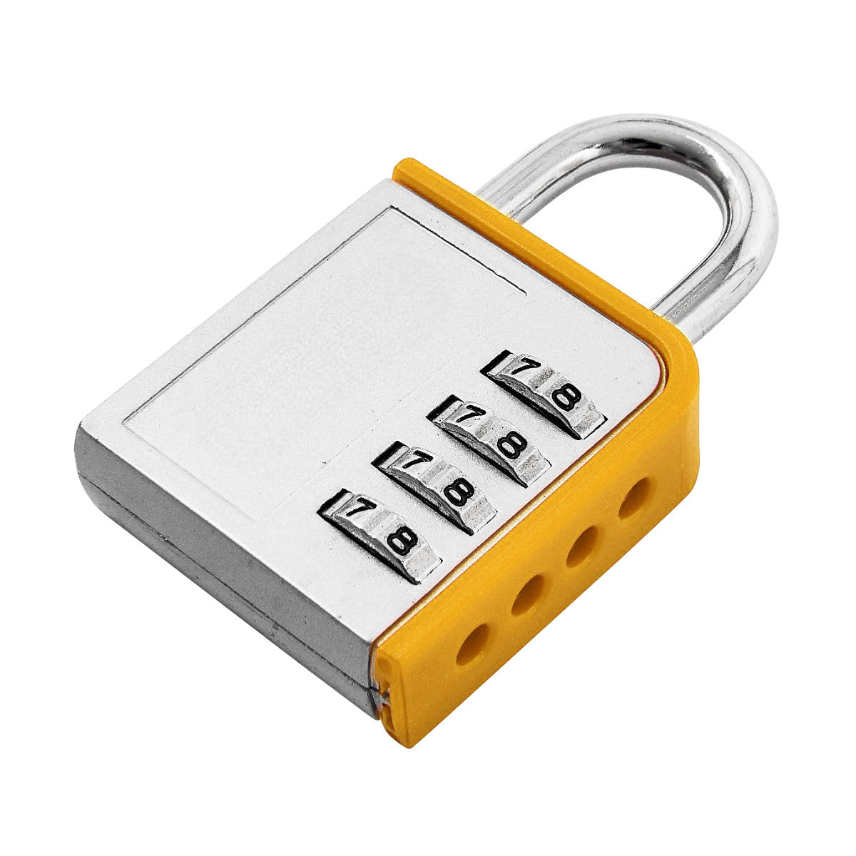 4 Digit Combination Padlock | Zinc Body with Steel Shackle | 10,000 Resettable Codes | 5yr Warranty