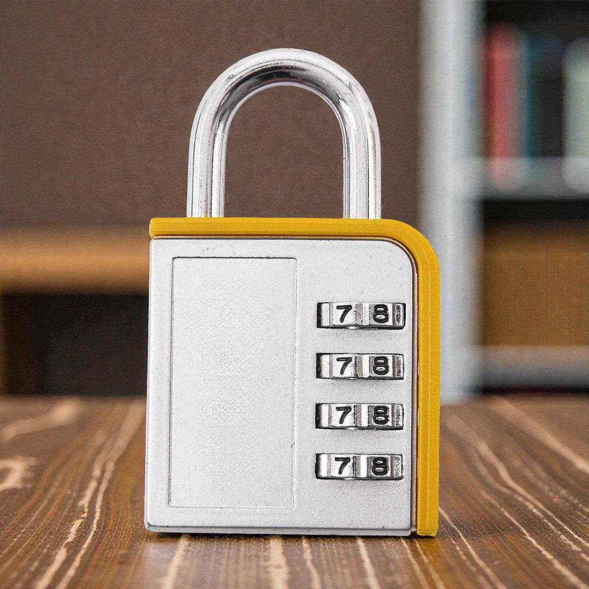 4 Digit Combination Padlock | Zinc Body with Steel Shackle | 10,000 Resettable Codes | 5yr Warranty