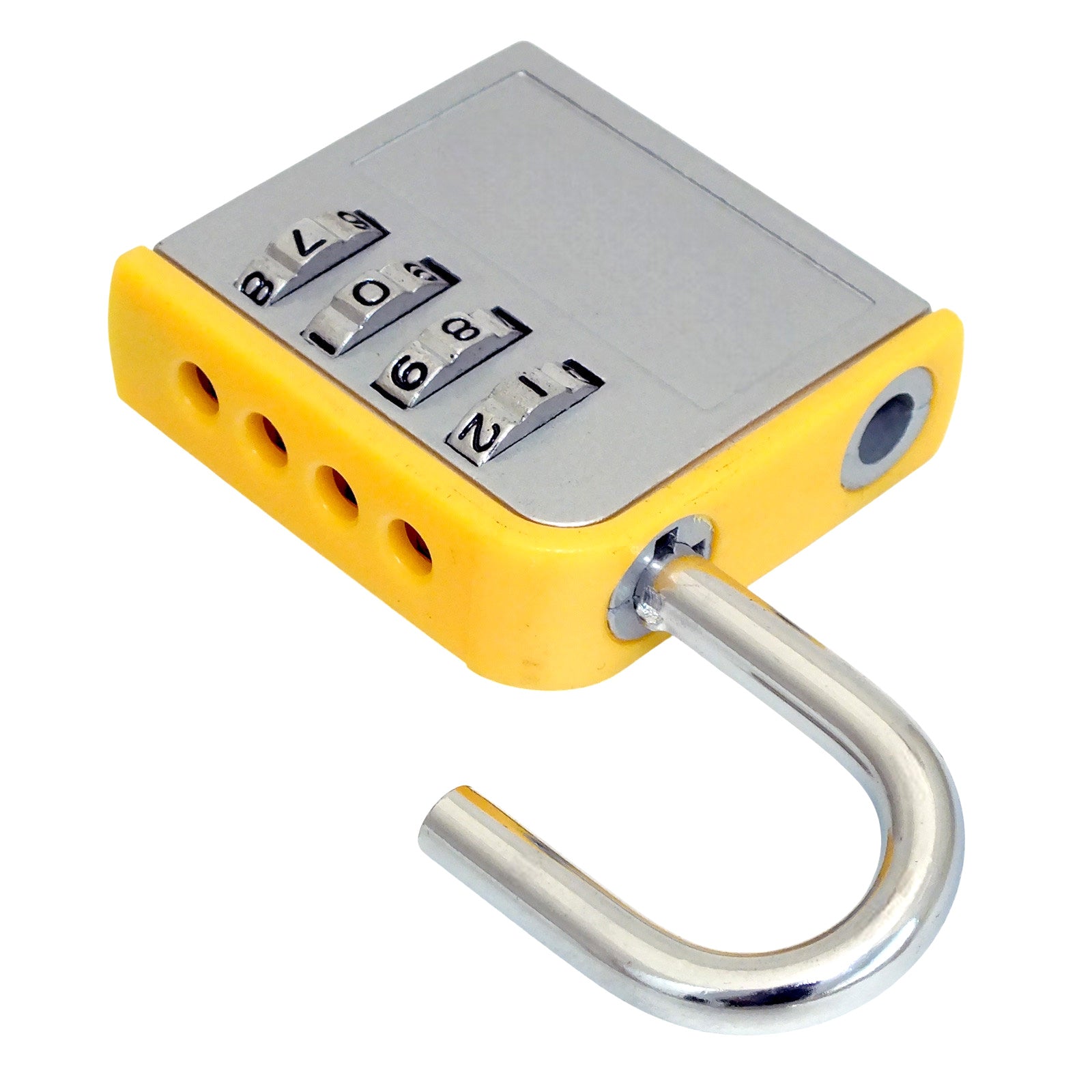 4 Digit Combination Padlock | Zinc Body with Steel Shackle | 10,000 Resettable Codes | 5yr Warranty