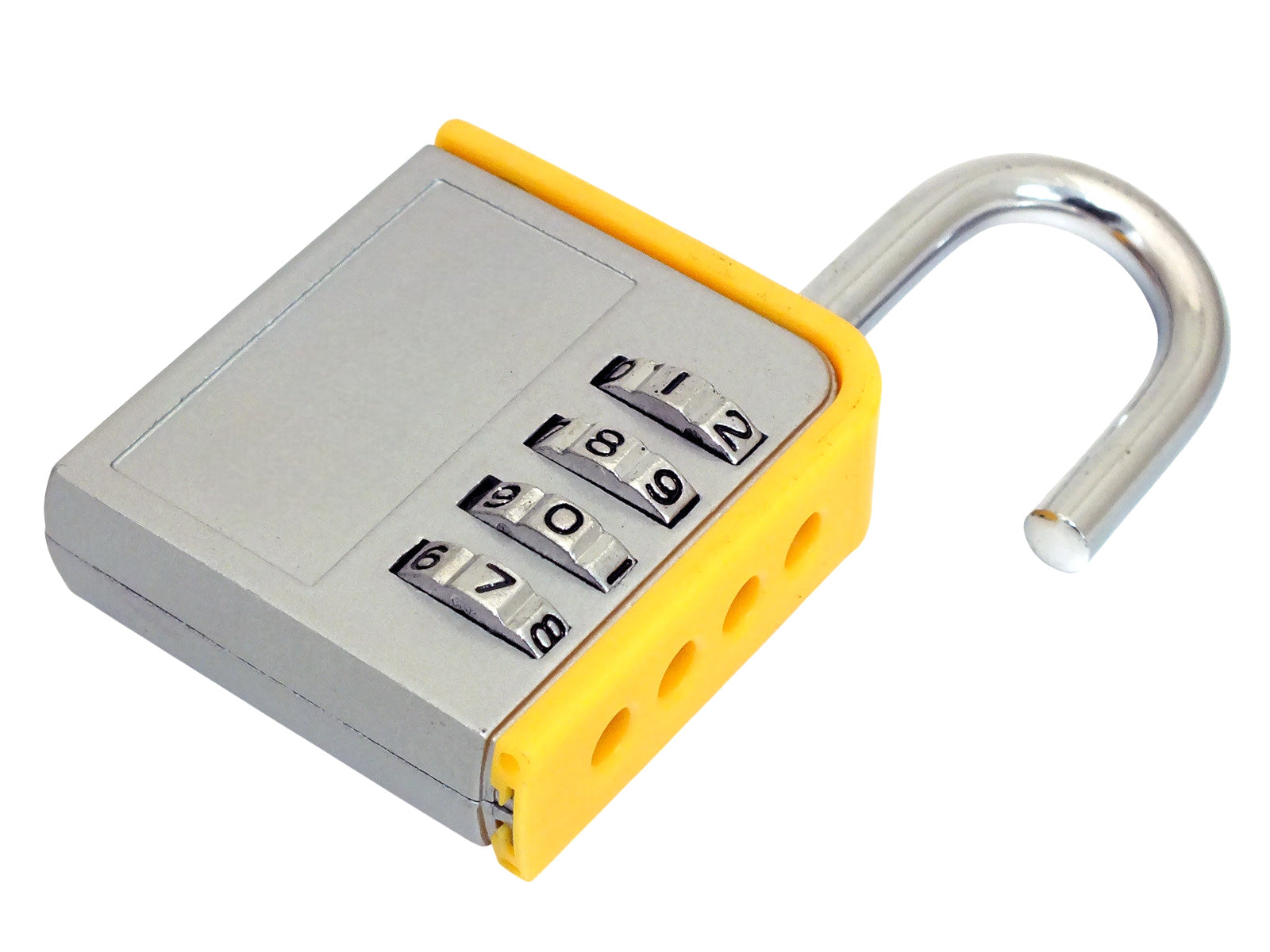4 Digit Combination Padlock | Zinc Body with Steel Shackle | 10,000 Resettable Codes | 5yr Warranty