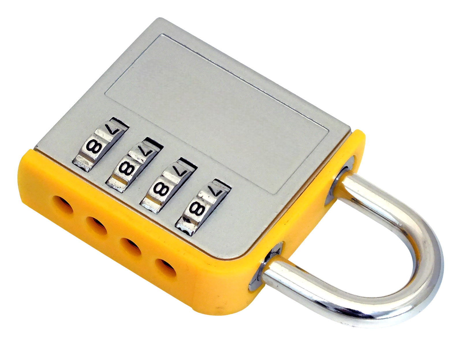 Combination PadlockLock Steel Shackle Gym Locker Toolbox 4pc - 5 Year Warranty