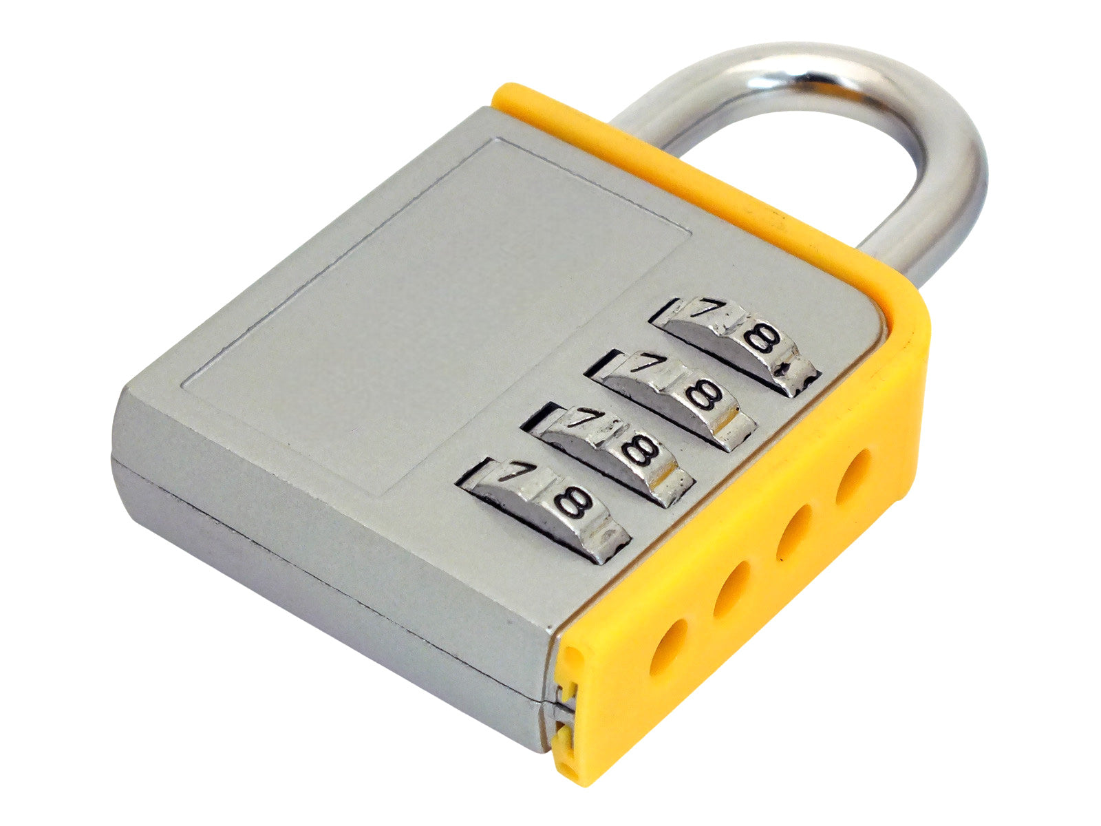4 Digit Combination Padlock | Zinc Body with Steel Shackle | 10,000 Resettable Codes | 5yr Warranty