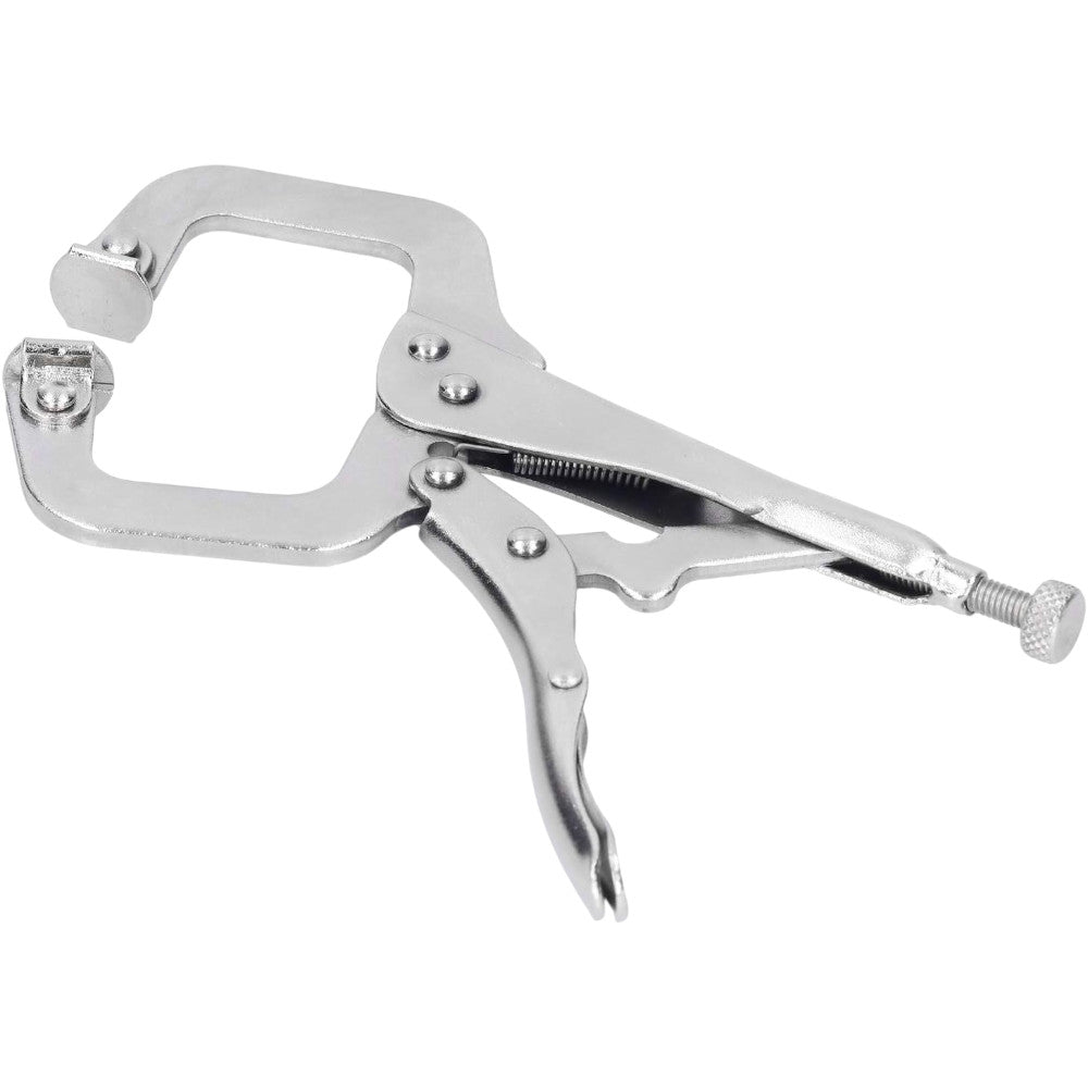 C CLAMPS LOCKING MOLE GRIP MINI ADJUSTABLE  C-CLAMP WELDING PLIERS 3PC (4" & 6")