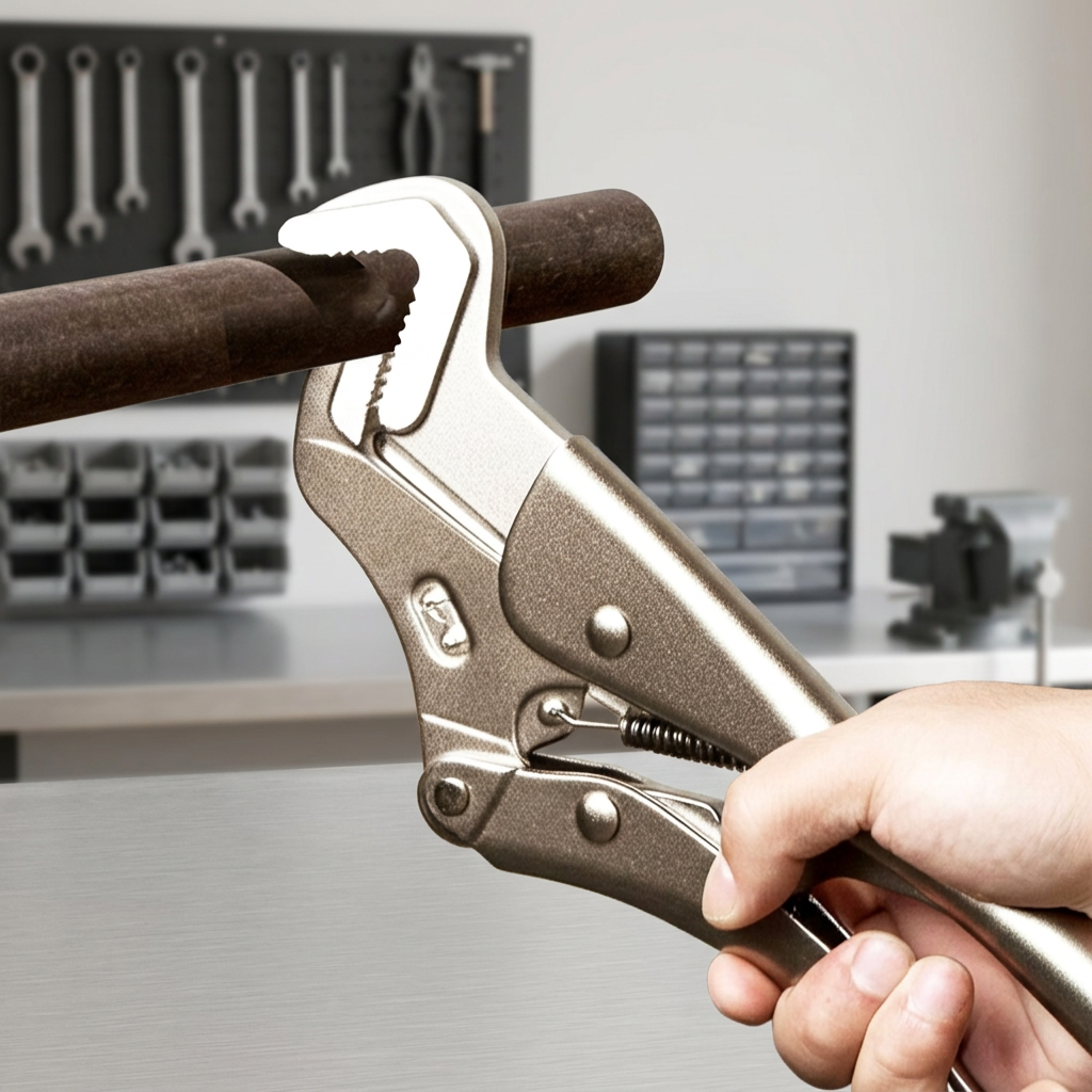 Actual CT6102 gripping a pipe