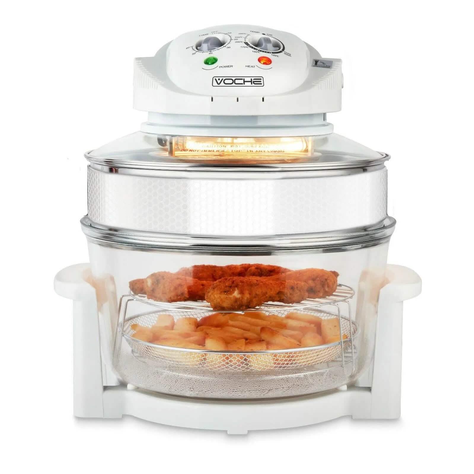Air Fryer Halogen Convection Oven 1400W Electric Multi Function Cooker 12L / 17L - tooltime.co.uk
