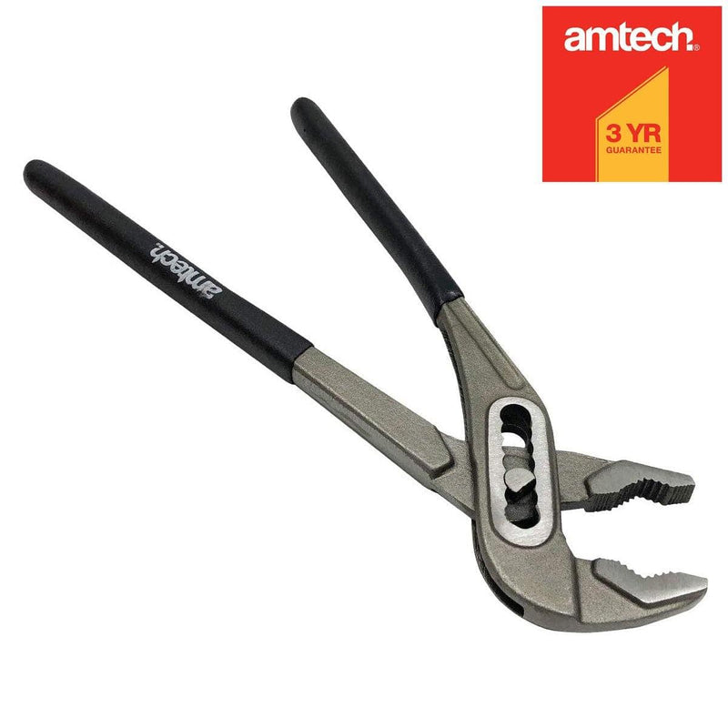 Amtech AMTECH® 10" 250mm SLIM JAW SLIP-JOINT WATERPUMP PLIERS PLUMBING WRENCH GRIPS