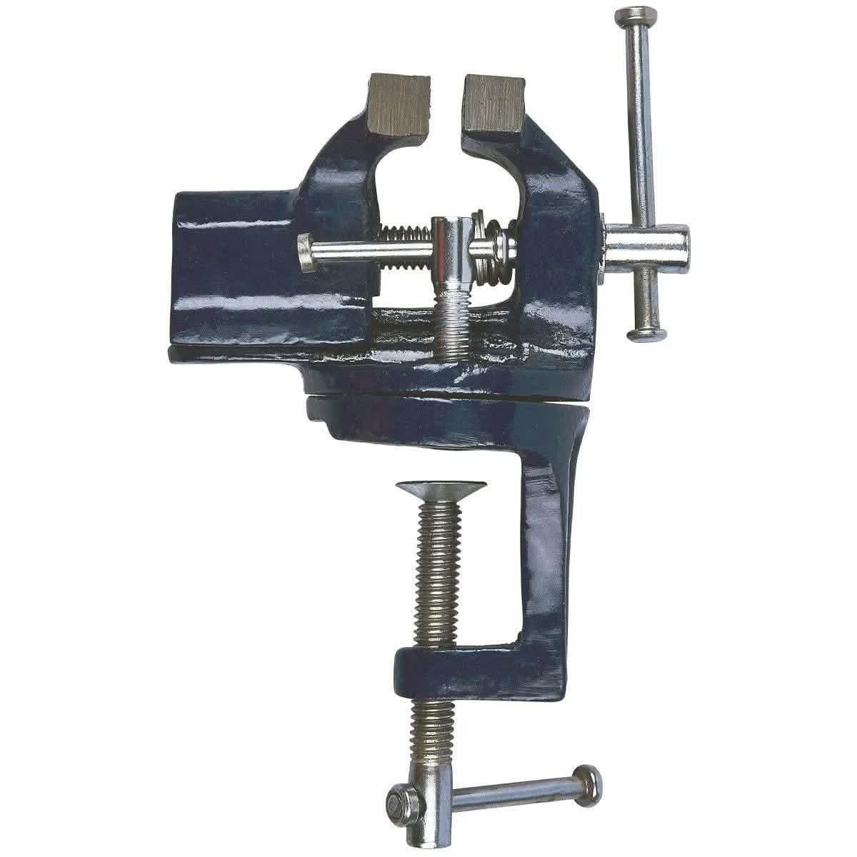 Amtech AMTECH® 50mm MINI CLAMP ON SWIVEL BASE BABY BENCH VICE FOR TABLE WORKBENCH DESK