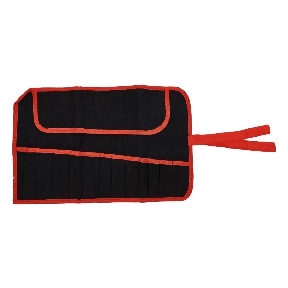 Amtech AMTECH® WATER RESISTANT CANVAS TOOL ROLL 12 POCKET COMPARTMENT STORAGE POUCH