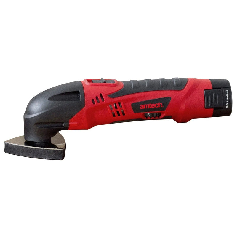 Amtech Cordless Oscillating Multi Tool Cordless Rechargeable Li-ion Variable Speed Oscillating Multi Tool +Case +Access