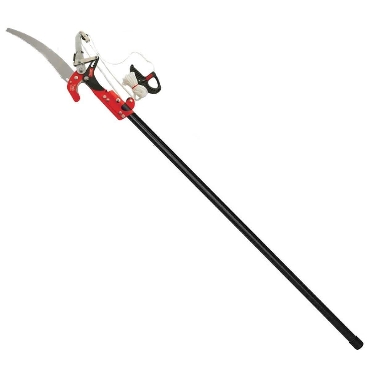 Amtech Telescopic Branch lopper HEAVY DUTY 2.8m TELESCOPIC EXTENDING RATCHET TREE BRANCH PRUNER LOPPER WITH SAW