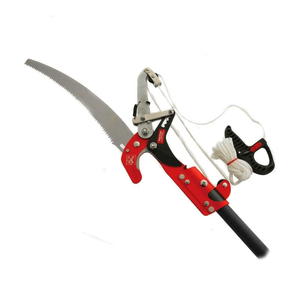 Amtech Telescopic Branch lopper HEAVY DUTY 2.8m TELESCOPIC EXTENDING RATCHET TREE BRANCH PRUNER LOPPER WITH SAW