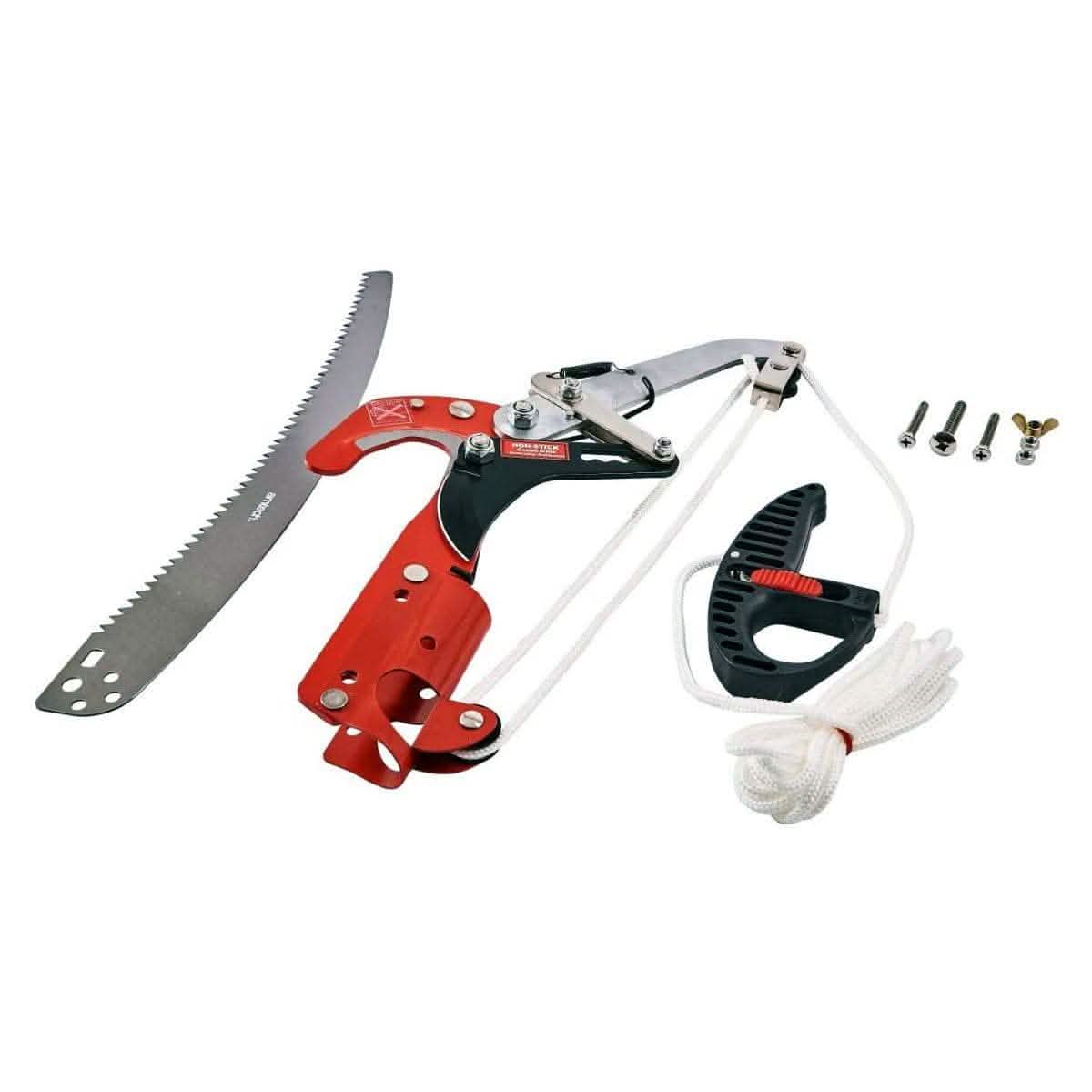 Amtech Telescopic Branch lopper HEAVY DUTY 2.8m TELESCOPIC EXTENDING RATCHET TREE BRANCH PRUNER LOPPER WITH SAW