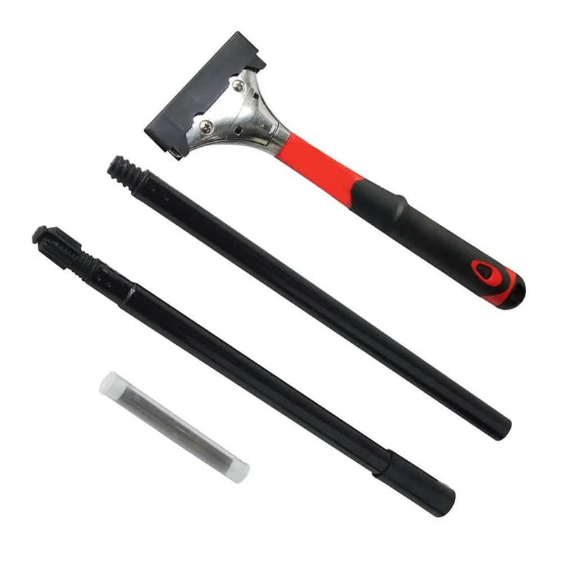 Amtech Wallpaper Scraper 98cm Extendable Wallpaper Decorating Scraper Paint Remover + 6 Spare Blades G0954