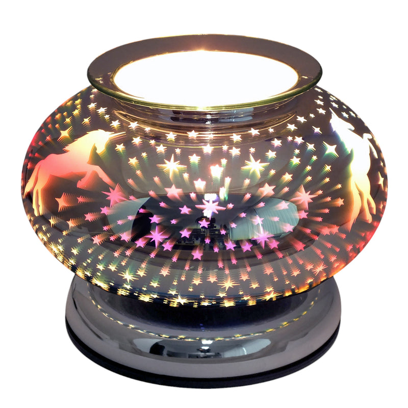 Electric Scented Wax Tart Melt Warmer with 3D Unicorn Design | Touch Control Lamp Aroma Fragrance Diffuser