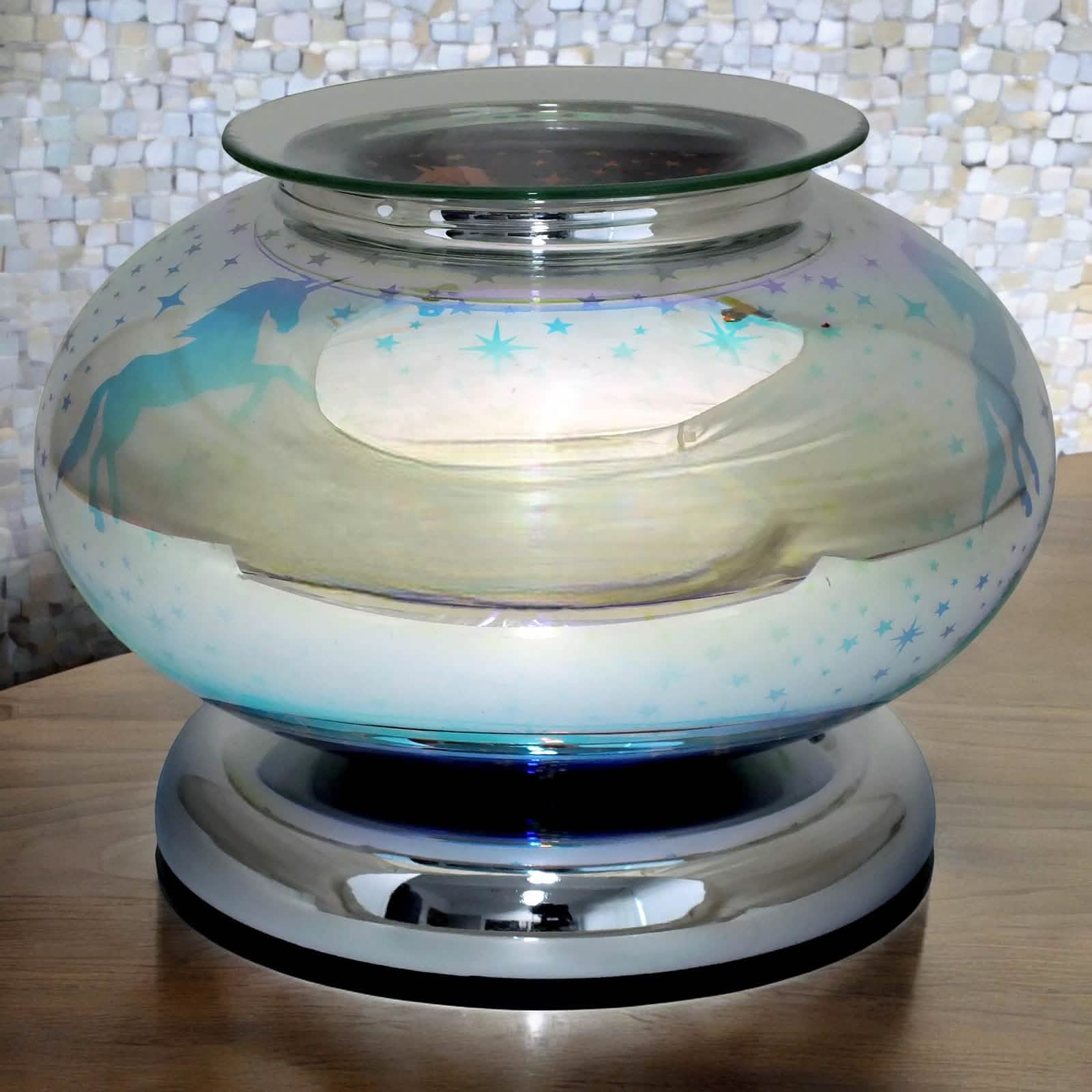 Electric Scented Wax Tart Melt Warmer with 3D Unicorn Design | Touch Control Lamp Aroma Fragrance Diffuser