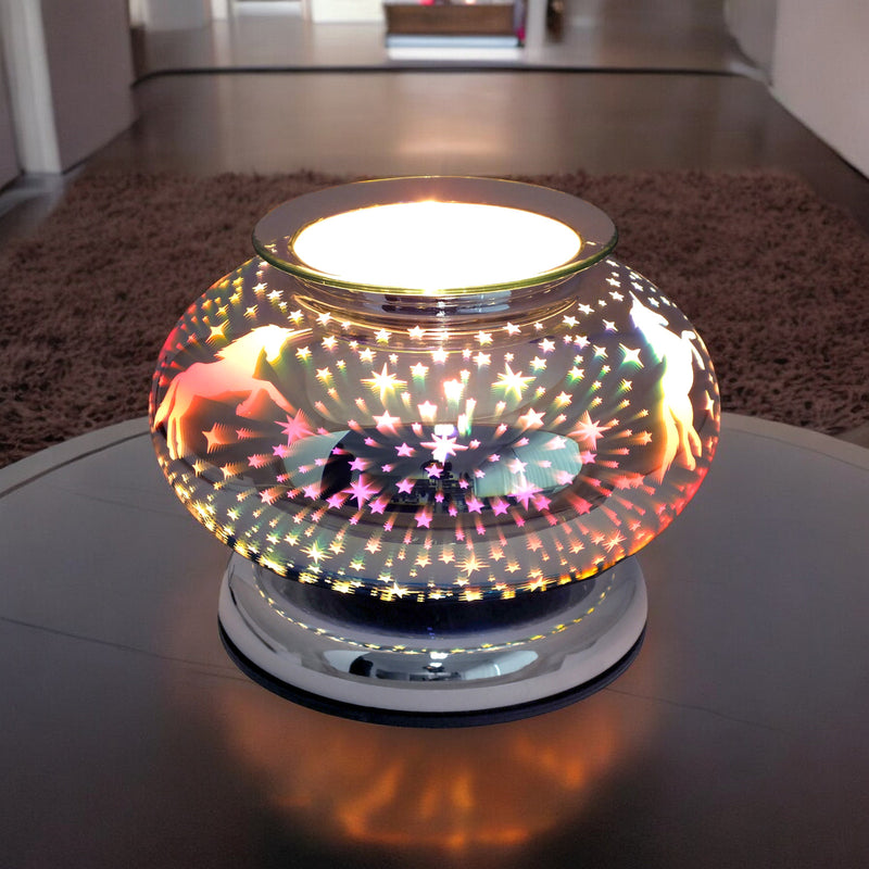 Electric Scented Wax Tart Melt Warmer with 3D Unicorn Design | Touch Control Lamp Aroma Fragrance Diffuser