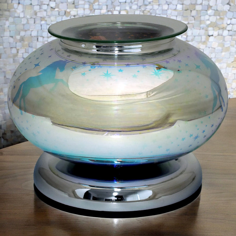 Electric Scented Wax Tart Melt Warmer with 3D Unicorn Design | Touch Control Lamp Aroma Fragrance Diffuser