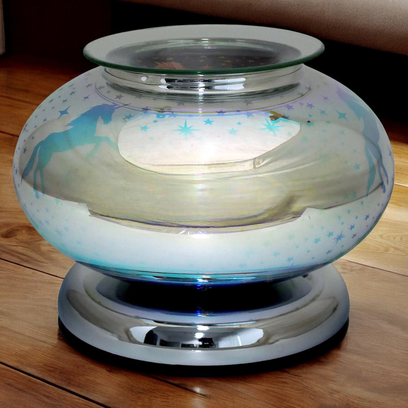Electric Scented Wax Tart Melt Warmer with 3D Unicorn Design | Touch Control Lamp Aroma Fragrance Diffuser