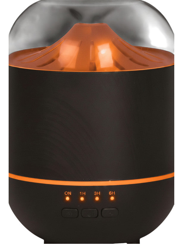 Electric Ultrasonic Diffuser Aromatherapy Essential Oil Wood Effect LED Colour