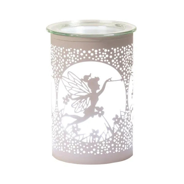 LED Scented Wax Tart Melter Warmer White Fairy Aroma Fragrance Diffuser Lamp