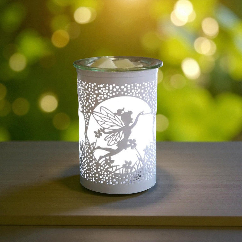 LED Scented Wax Tart Melter Warmer White Fairy Aroma Fragrance Diffuser Lamp