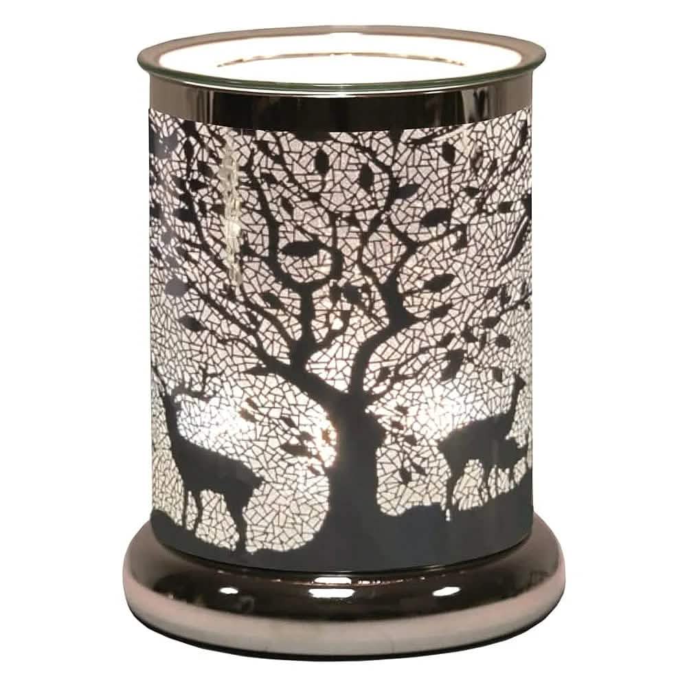 Aroma Accessories Electric Touch Control Aromatherapy Lamp Scented Wax Melt Burner Forest Scene