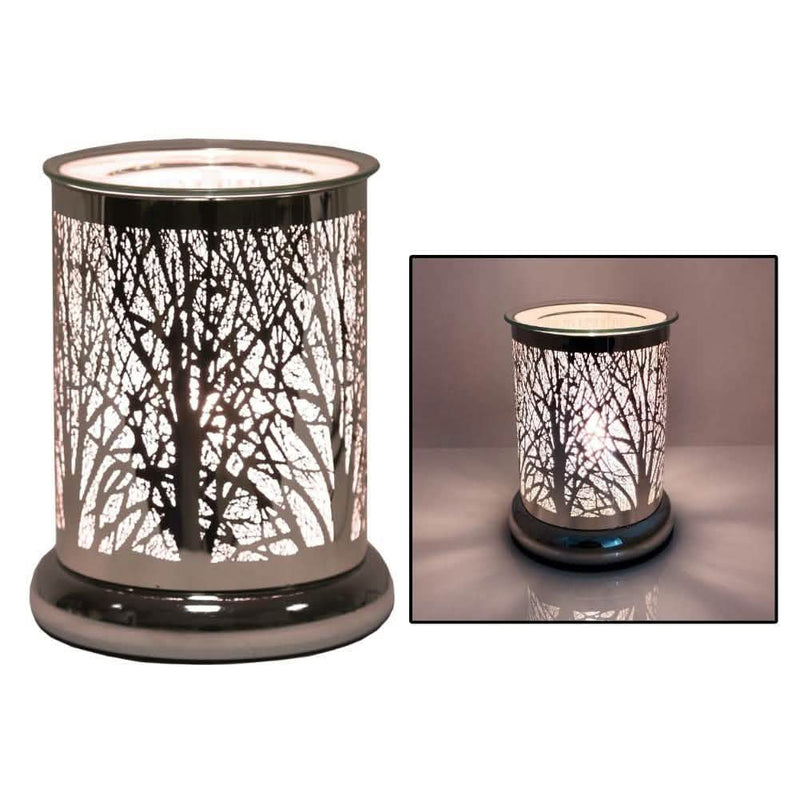 Aroma Accessories Oil Burner ELECTRIC TOUCH CONTROL WAX MELT BURNER LAMP AROMATHERAPY - FOREST SILHOUETTE