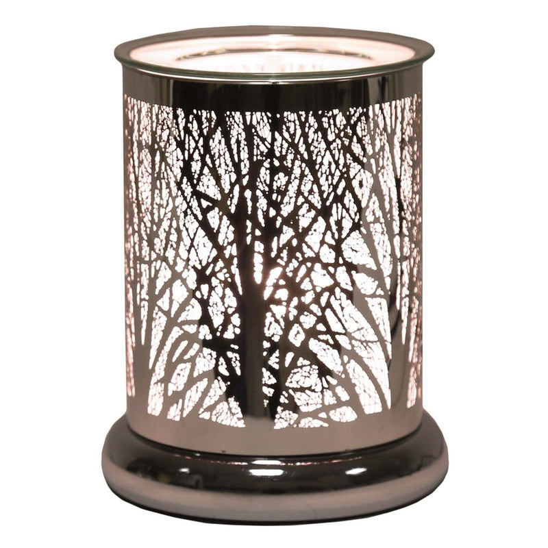 Aroma Accessories Oil Burner ELECTRIC TOUCH CONTROL WAX MELT BURNER LAMP AROMATHERAPY - FOREST SILHOUETTE