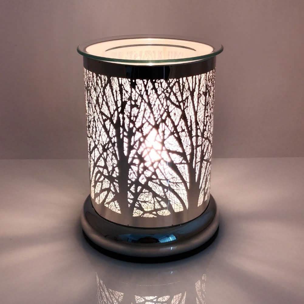 Aroma Accessories Oil Burner ELECTRIC TOUCH CONTROL WAX MELT BURNER LAMP AROMATHERAPY - FOREST SILHOUETTE