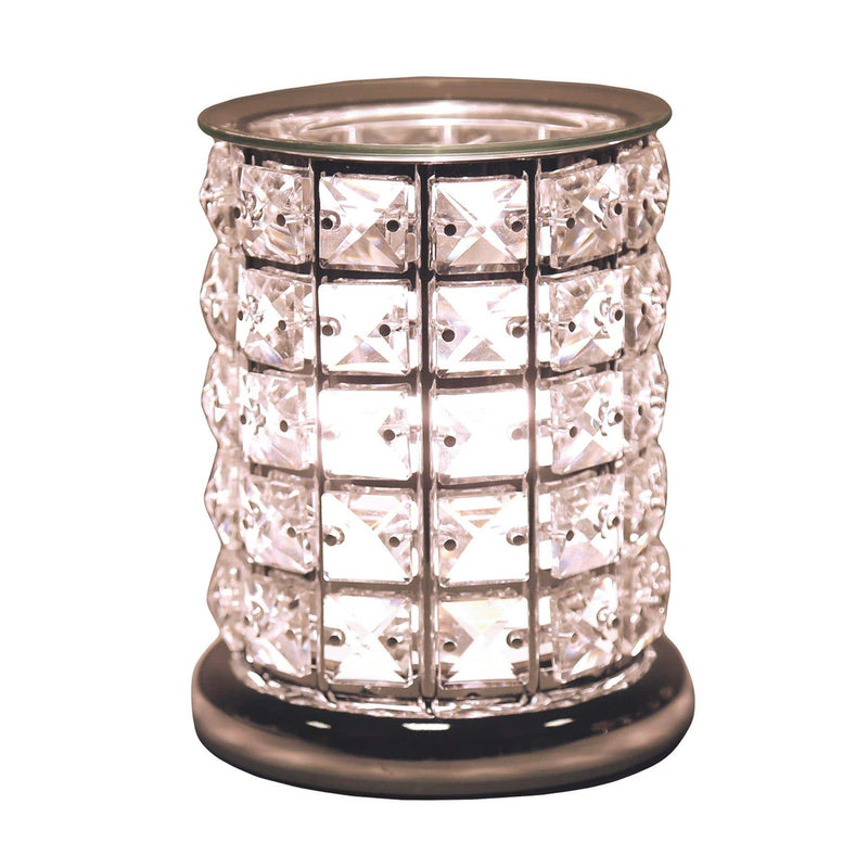 Aroma Accessories Oil Burner ELECTRIC WAX MELT BURNER WITH TOUCH CONTROL - CLEAR CRYSTAL +  CANDLE MELT