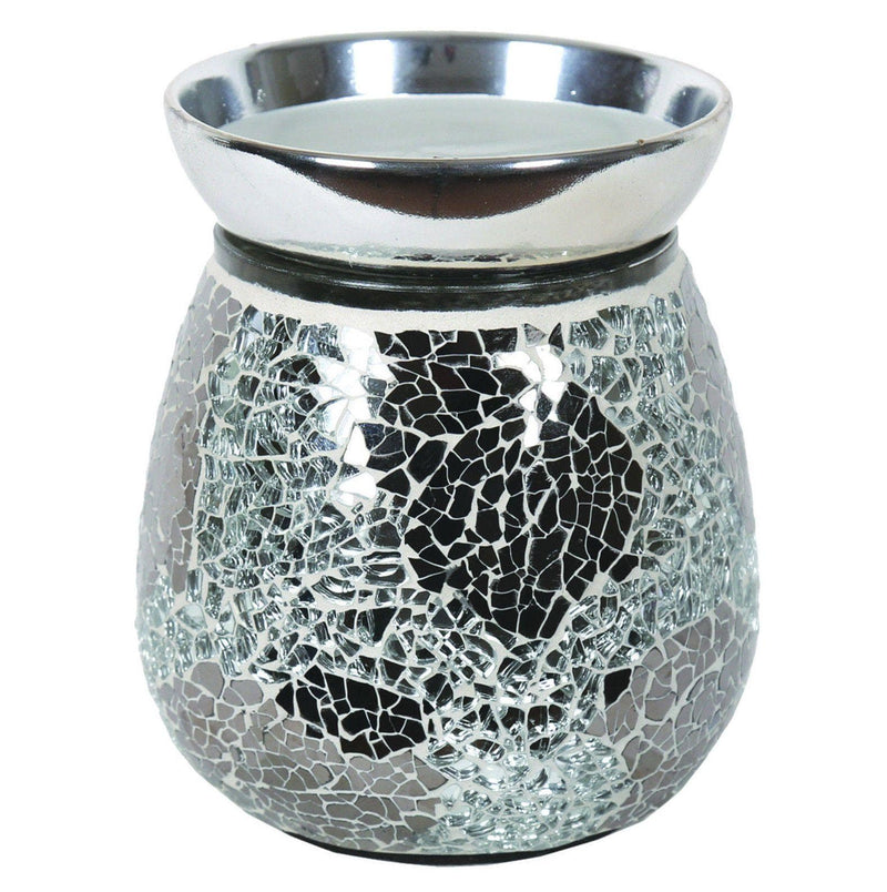 Aroma Accessories oil warmer Electric Silver Mirror Mosaic Wax Tart Melt Burner Lamp Scented Aroma Warmer