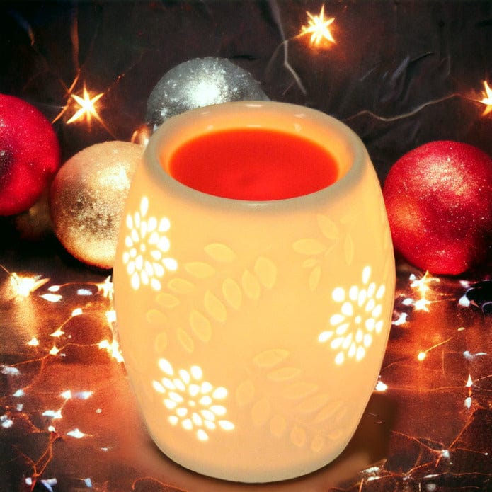 Aroma Accessories oil warmer Wax Aroma Warmer Electric Floral Ceramic Oil Melt Burner Lamp Scented Fragrance