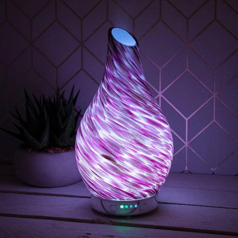 Aroma Lamp Humidifier Scented Oil Diffuser Choice - Colour Changing - tooltime.co.uk