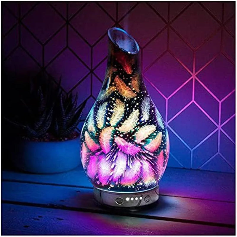 Aroma Lamp Humidifier Scented Oil Diffuser Choice - Colour Changing - tooltime.co.uk