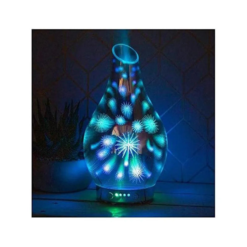 Aroma Lamp Humidifier Scented Oil Diffuser Choice - Colour Changing - tooltime.co.uk