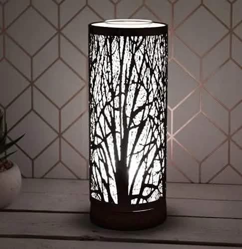 Aroma Lamp Oil Burner Forest Wax Melt Multi Colour Changing 7 LED - tooltime.co.uk