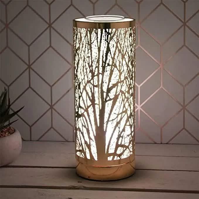 Aroma Lamp Oil Burner Forest Wax Melt Multi Colour Changing 7 LED - tooltime.co.uk